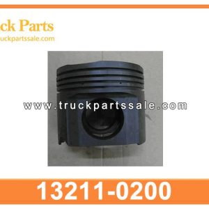 13211-0200 132110200 Piston for HINO E13C
