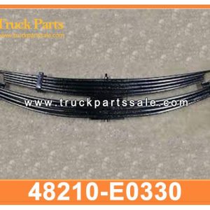 48210-E0330 48210E0330 rear trailer truck suspension leaf spring assy for HINO 500 RANGER