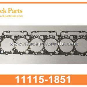 11115-1851 111151851 top cylinder gasket for HINO W06D W06E