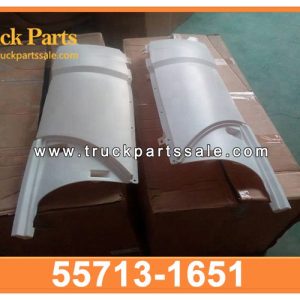 55713-1651 557131651 white corner panel for HINO 700